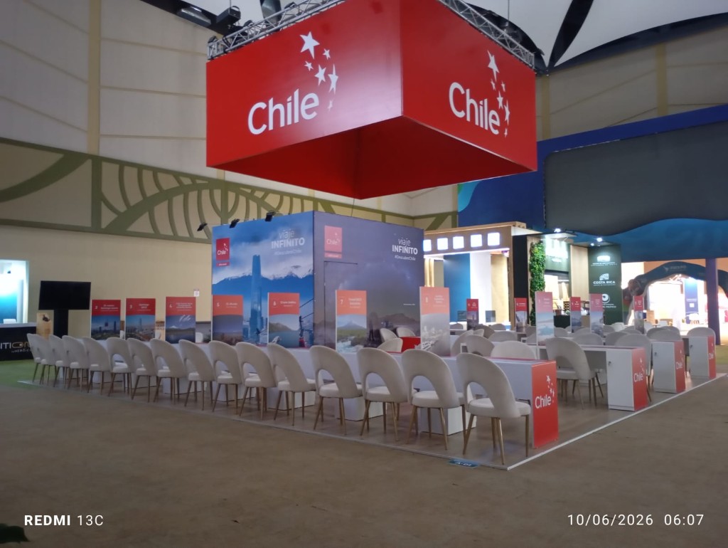 Pabellón Chile — Stands | Soluciones Total Publicidad Corporativa